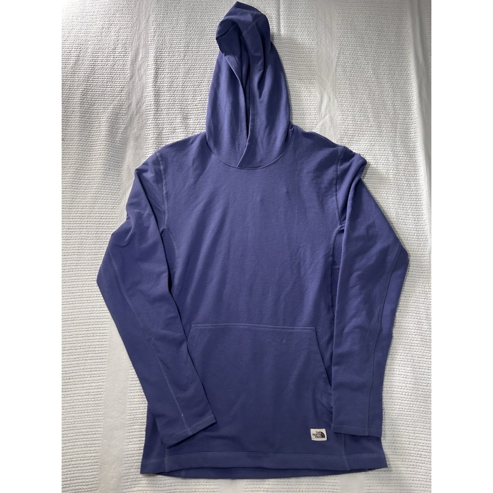 The North Face Men's Hoodie Terry TNF Slim Fit Large Cave Blue Small
